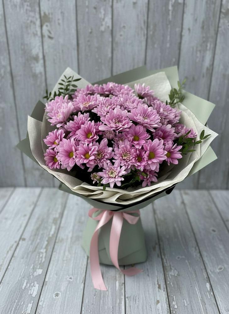 Букет цветов из: Хризантемы в Цветово 1-ом