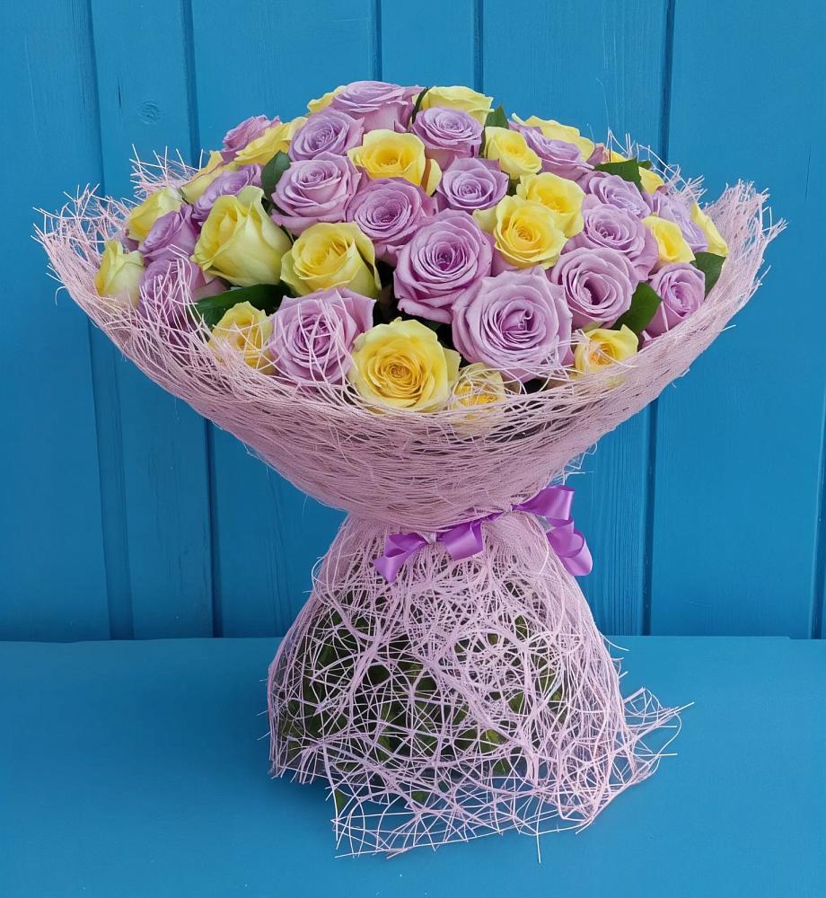 Букет 101 Волшебный Миг в Цветово 1-ом
