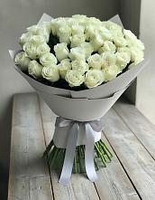 Букет 35 Белых роз #REPLACE_PRED# Цветово 1-ом