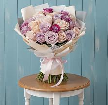 Букет цветов из:  Розы в Цветово 1-ом