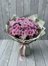 Букет цветов из:  Хризантемы в Цветово 1-ом