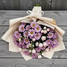 Букет цветов из:  Розы и Хризантемы в Цветово 1-ом