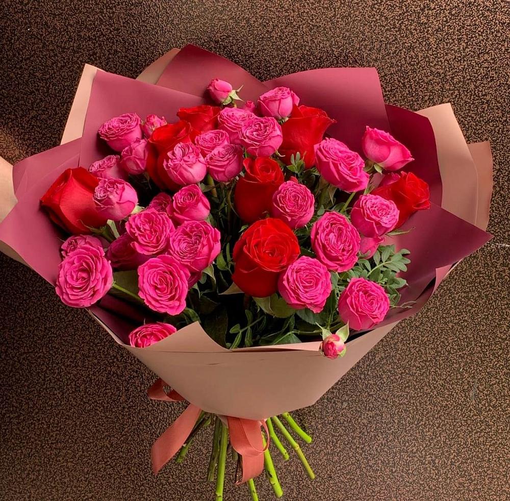 Букет В объятьях нежности в Цветово 1-ом