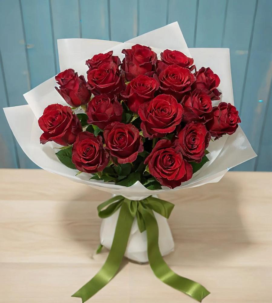 Букет Красные розы в Цветово 1-ом