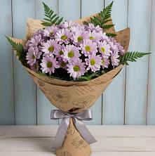Букет цветов из:  Хризантемы в Цветово 1-ом