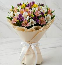 Букет цветов из:  Альстромерии в Цветово 1-ом