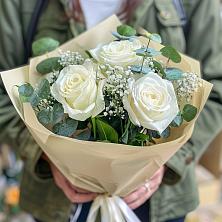 Букет цветов из:  Розы в Цветово 1-ом