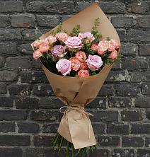 Букет цветов из:  Розы в Цветово 1-ом