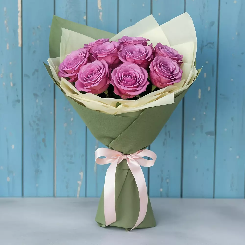 Букет Розы Фёрст Леди в Цветово 1-ом