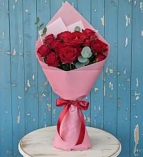 Букет цветов из:  Розы в Цветово 1-ом