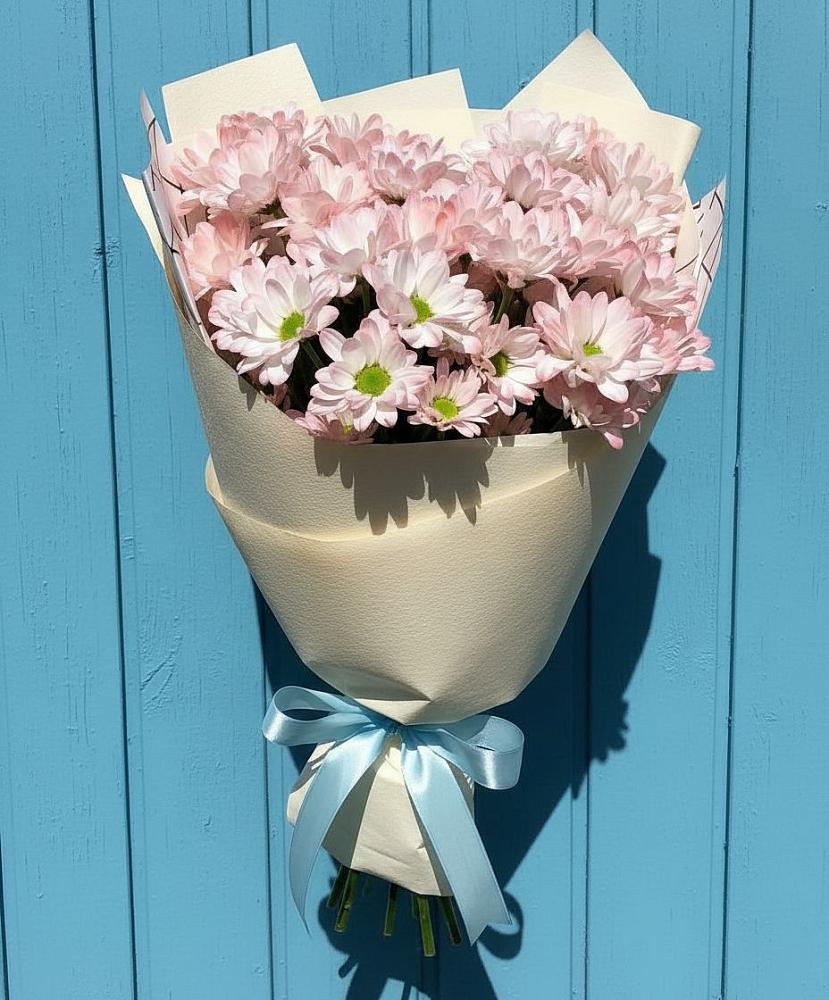 Букет цветов из: Хризантемы в Цветово 1-ом