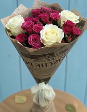 Букет цветов из:  Розы в Цветово 1-ом