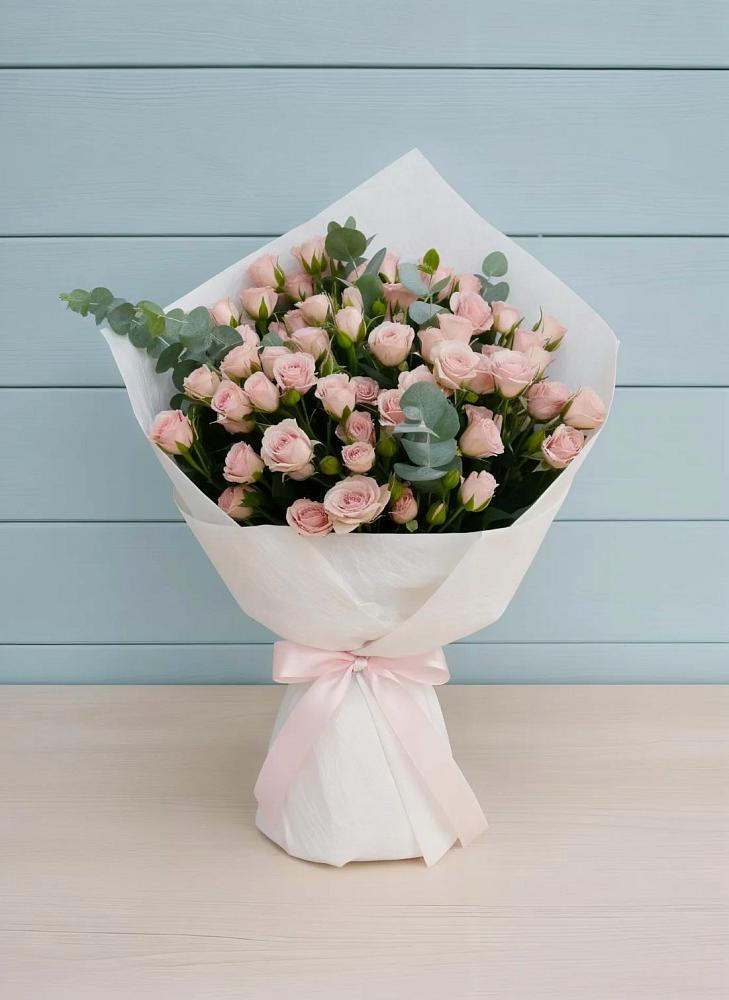 Букет цветов из: Розы в Цветово 1-ом