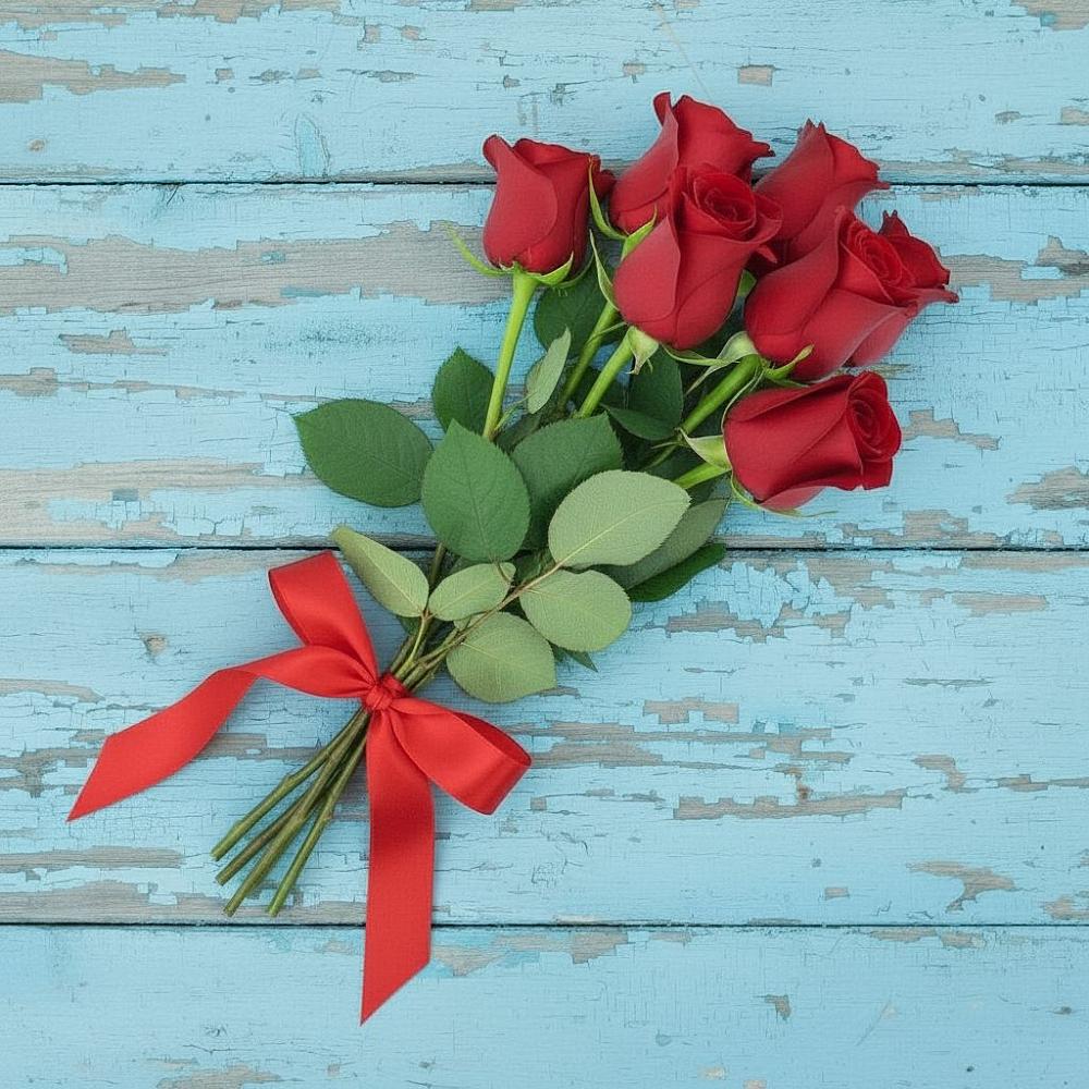Букет Красные розы в Цветово 1-ом