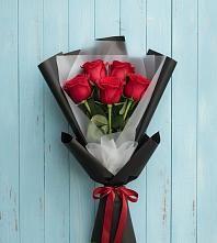 Букет цветов из:  Розы #REPLACE_PRED# Цветово 1-ом