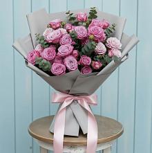 Букет цветов из:  Розы #REPLACE_PRED# Цветово 1-ом