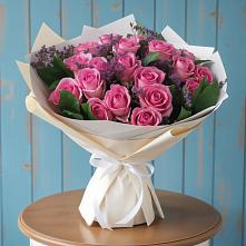 Букет цветов из:  Розы #REPLACE_PRED# Цветово 1-ом